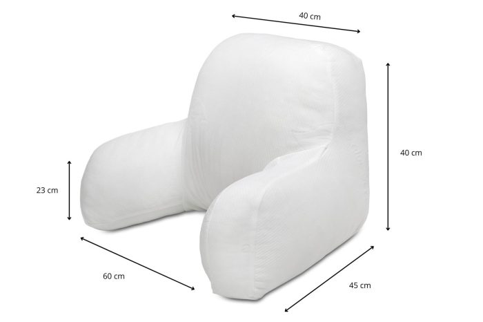 Cojín de lectura con Reposabrazos y Tratamiento de Aloe Vera - Imagen 2