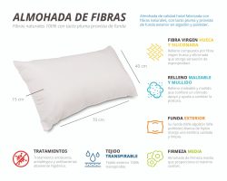 Almohada Fibra | Varias medidas - Imagen 2