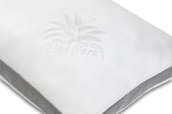 Pack de 4 Almohadas de Copos con Tejido Aloe Vera 70 cm - Imagen 4