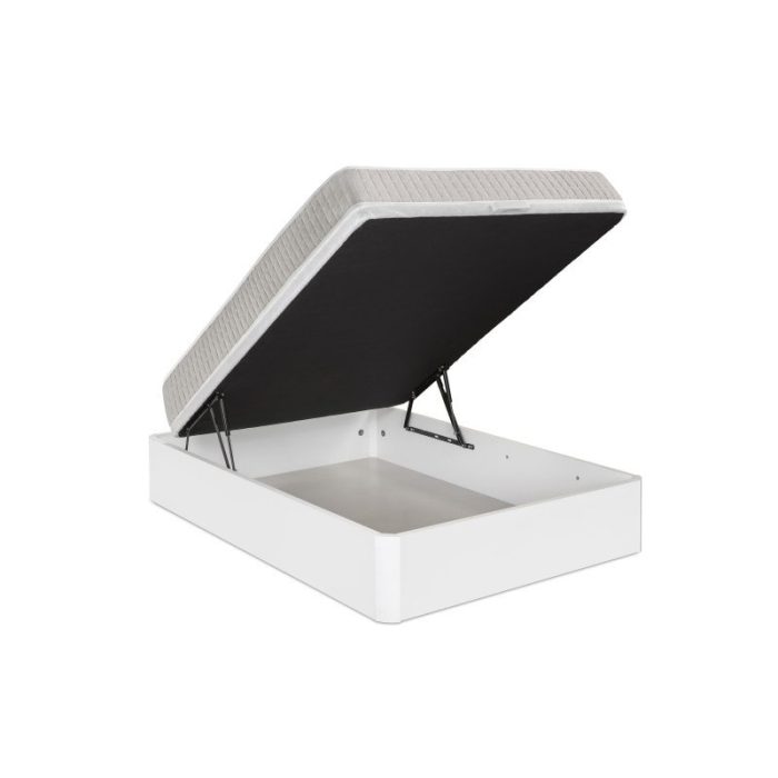 Pack Canapé de madera Blanco + Colchón PRO Nature + Almohada Fibra de REGALO - Imagen 4