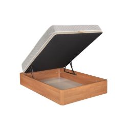 Pack Canapé de madera Cerezo + Colchón PRO Nature + Almohada Fibra de REGALO - Imagen 2