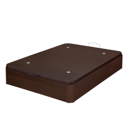 Pack Canapé de madera Wengué + Colchón PRO Nature + Almohada Fibra de REGALO - Imagen 2