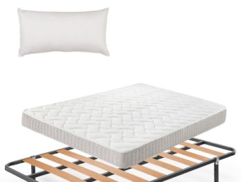 Pack Somier CHA + Colchón PRO Nature + REGALO Almohada de Fibra